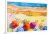 Seascape Top View Colorful of Lovers-Painterstock-Framed Art Print