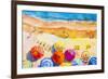 Seascape Top View Colorful of Lovers-Painterstock-Framed Art Print