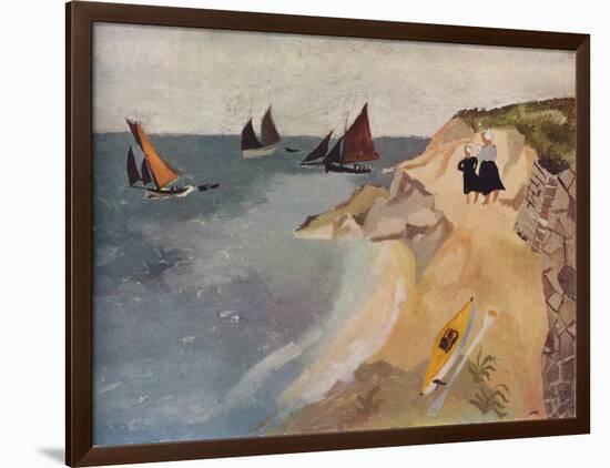 Seascape, Treboul, C1929, (1938)-Christopher Wood-Framed Giclee Print