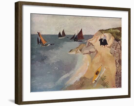 Seascape, Treboul, C1929, (1938)-Christopher Wood-Framed Giclee Print