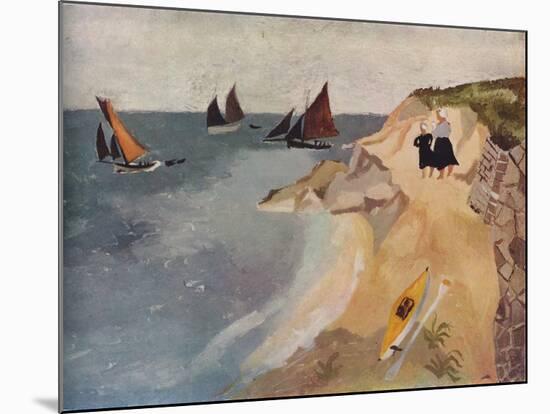 Seascape, Treboul, C1929, (1938)-Christopher Wood-Mounted Giclee Print