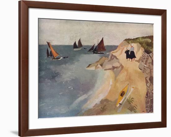 Seascape, Treboul, C1929, (1938)-Christopher Wood-Framed Giclee Print