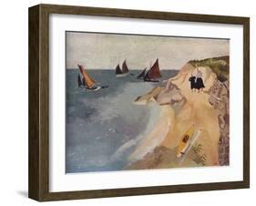 Seascape, Treboul, C1929, (1938)-Christopher Wood-Framed Giclee Print