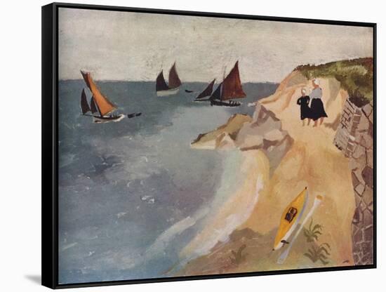 Seascape, Treboul, C1929, (1938)-Christopher Wood-Framed Stretched Canvas