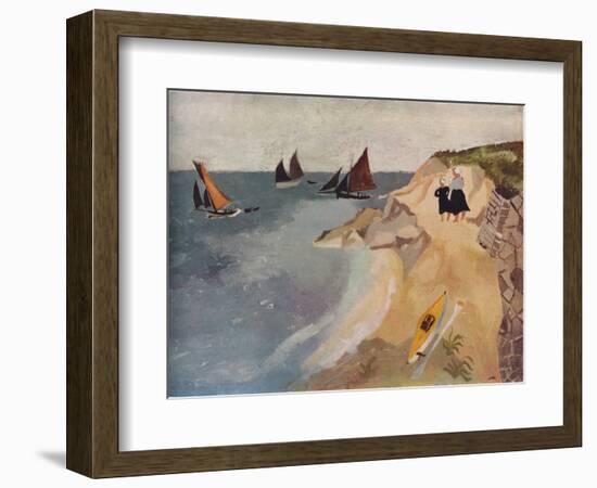 Seascape, Treboul, C1929, (1938)-Christopher Wood-Framed Giclee Print