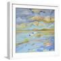 Seascape Triptych (left)-Kim McAninch-Framed Art Print