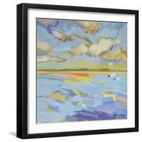 Seascape Triptych (right)-Kim McAninch-Framed Art Print