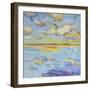 Seascape Triptych (right)-Kim McAninch-Framed Art Print