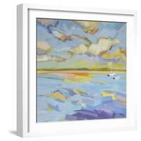 Seascape Triptych (right)-Kim McAninch-Framed Art Print