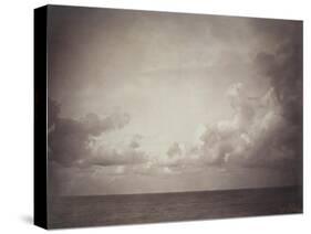 Seascape: Vue de Mer, Ciel Nuageu-Gustave Le Gray-Stretched Canvas