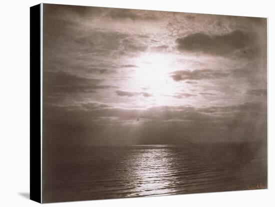 Seascape: Vue de Mer, Le Soleil-Gustave Le Gray-Stretched Canvas