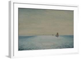 Seascape with a Ketch, Off Adelaide, South Australia-James Ashton-Framed Giclee Print