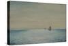 Seascape with a Ketch, Off Adelaide, South Australia-James Ashton-Stretched Canvas