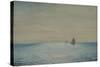 Seascape with a Ketch, Off Adelaide, South Australia-James Ashton-Stretched Canvas