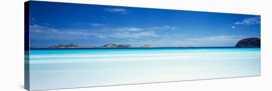 Seascape with Cliffs in the Background, Cape Le Grand National Park, Lucky Bay, Western Australia-null-Stretched Canvas