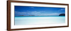 Seascape with Cliffs in the Background, Cape Le Grand National Park, Lucky Bay, Western Australia-null-Framed Photographic Print