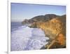 Seascape with Cliffs, San Mateo County, CA-Shmuel Thaler-Framed Photographic Print