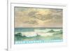 Seascape with Clouds, Moss Landing, California-null-Framed Art Print