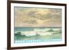 Seascape with Clouds, Moss Landing, California-null-Framed Art Print