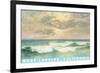 Seascape with Clouds, Moss Landing, California-null-Framed Art Print
