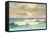 Seascape with Clouds, Moss Landing, California-null-Framed Stretched Canvas