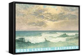 Seascape with Clouds, Moss Landing, California-null-Framed Stretched Canvas