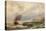 Seascape with Figures in Boats-Hermanus Koekkoek-Stretched Canvas