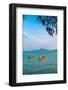 Seascape with Longtail Boats in Phuket-David Ionut-Framed Photographic Print