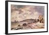 Seascape with ponies on the beach-Johan-Barthold Jongkind-Framed Giclee Print