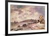 Seascape with ponies on the beach-Johan-Barthold Jongkind-Framed Giclee Print