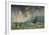 Seascape with Ship-Charles George-Framed Giclee Print