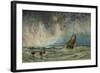 Seascape with Ship-Charles George-Framed Giclee Print