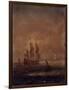 Seascape with Ships, C. 1690 - 1710-null-Framed Art Print