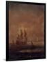 Seascape with Ships, C. 1690 - 1710-null-Framed Art Print