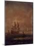 Seascape with Ships, C. 1690 - 1710-null-Mounted Art Print