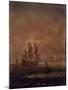 Seascape with Ships, C. 1690 - 1710-null-Mounted Art Print