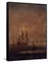 Seascape with Ships, C. 1690 - 1710-null-Framed Stretched Canvas