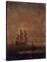 Seascape with Ships, C. 1690 - 1710-null-Stretched Canvas