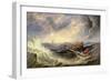 Seascape with Wreckage-John Wilson Carmichael-Framed Giclee Print