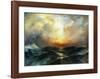 Seascape-Thomas Moran-Framed Art Print