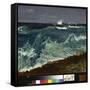 Seascape-Albert Bierstadt-Framed Stretched Canvas