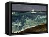 Seascape-Albert Bierstadt-Framed Stretched Canvas