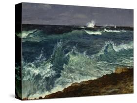 Seascape-Albert Bierstadt-Stretched Canvas