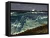 Seascape-Albert Bierstadt-Framed Stretched Canvas