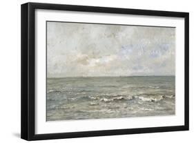 Seascape-Charles Francois Daubigny-Framed Art Print