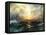 Seascape-Thomas Moran-Framed Stretched Canvas