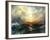 Seascape-Thomas Moran-Framed Art Print