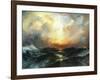 Seascape-Thomas Moran-Framed Art Print