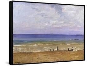 Seascape-Sir John Lavery-Framed Stretched Canvas