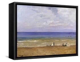 Seascape-Sir John Lavery-Framed Stretched Canvas